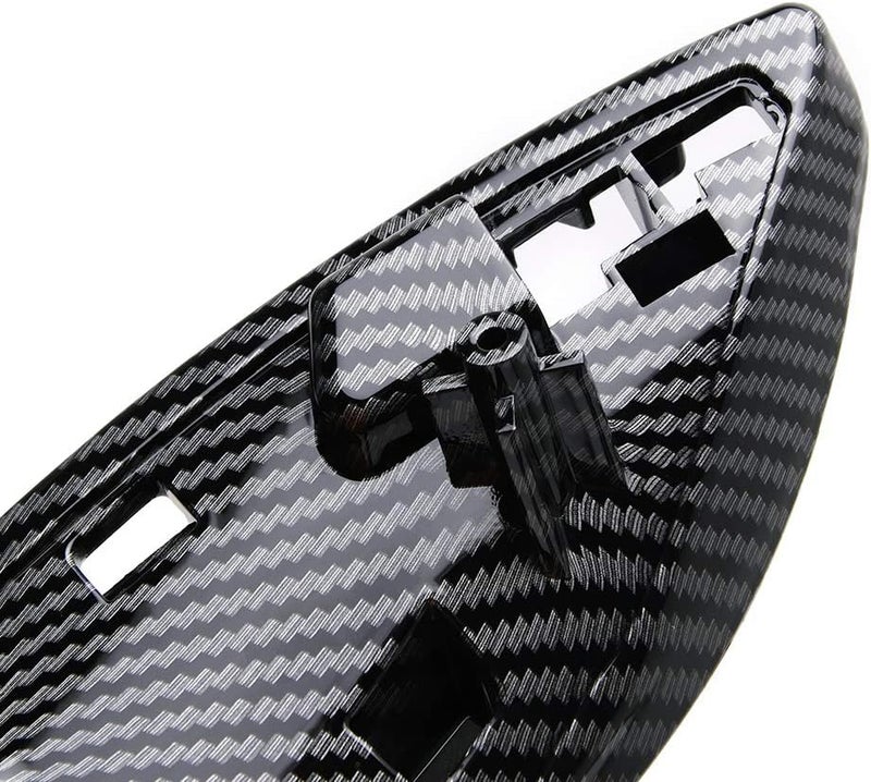 QASULER Carbon Fiber Style Door Handle Trim for BMW - Image 2