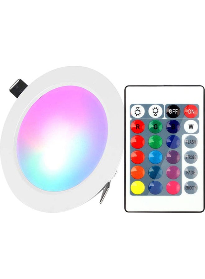 NIBEMINENT Recessed Lighting Downlight With IR Remote Control Multicolour - Image 1