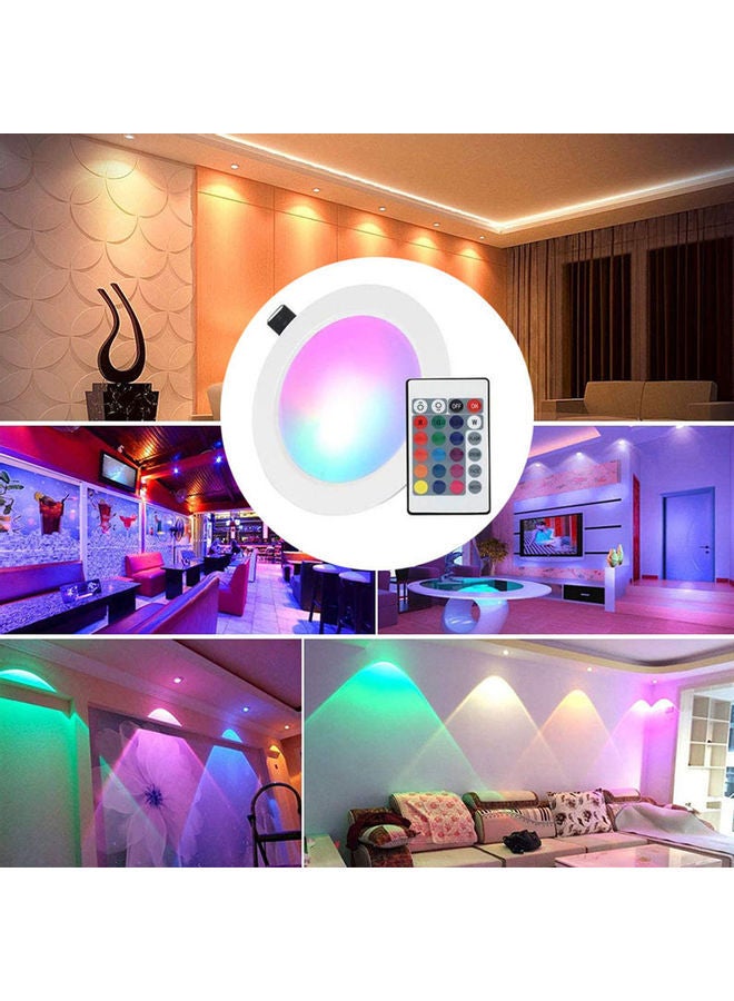 NIBEMINENT Recessed Lighting Downlight With IR Remote Control Multicolour - Image 3