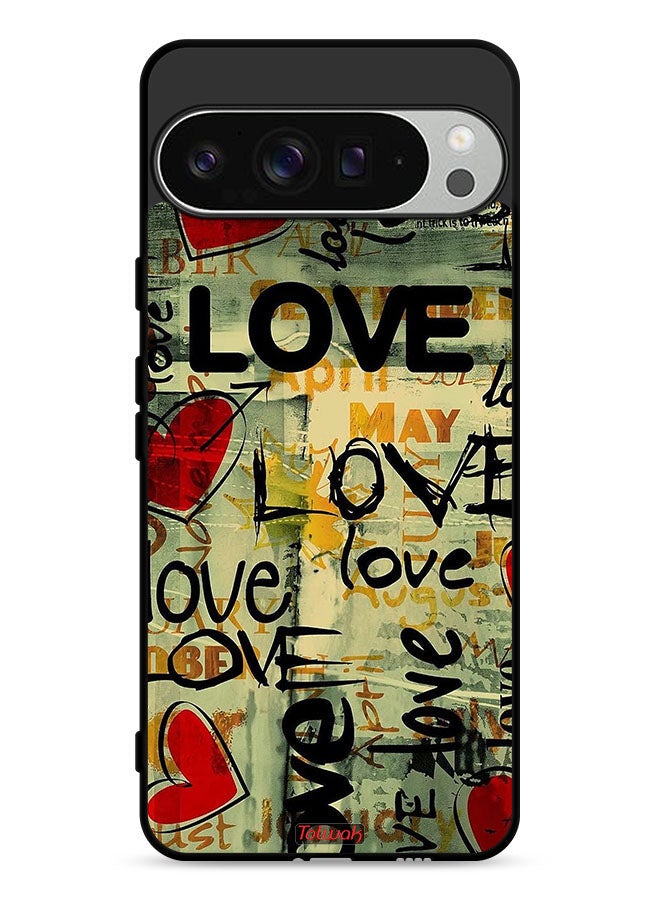 Tolwak Google Pixel 9 Pro XL Protective Case Cover Love Tags - Image 1