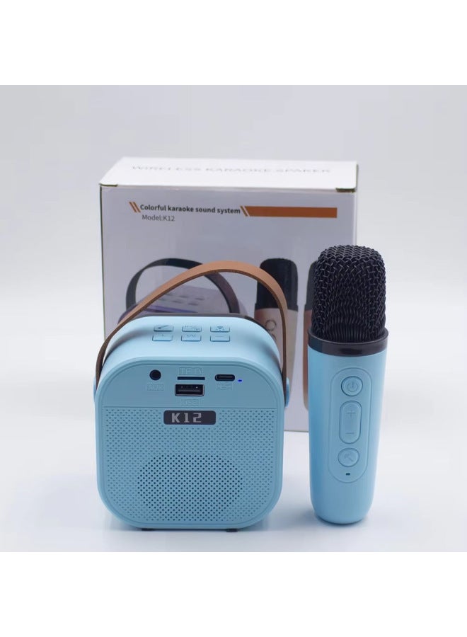Neutral K12 Bluetooth Speaker Microphone All-in-one Outdoor Live Home K Song With Mike Bluetooth Audio - Image 2