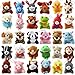 Laxdacee 32 Piece Mini Plush Animal Toy Set Cute Small Animals Plush Keychain Decoration for Themed Parties Kindergarten Gift Teacher Student Award Goody Bags Filler for Boys Girls Child Kid Laxdacee - Image 2