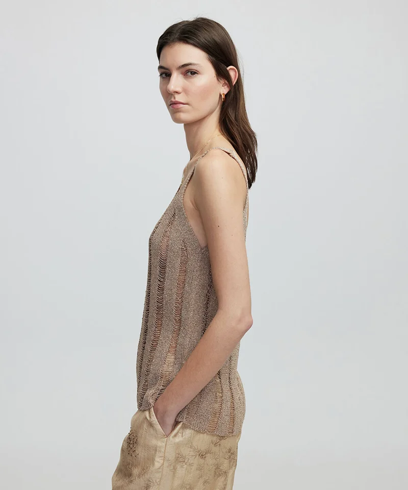 ابيكول Openwork Knit Top