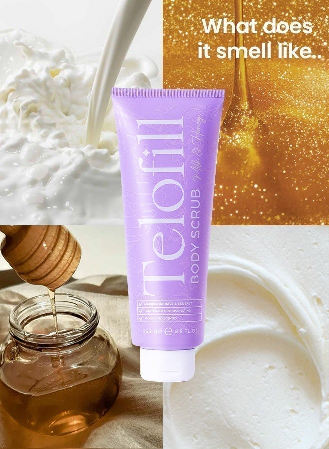 تيلوفيل Milk & Honey Body Scrub - Image 5