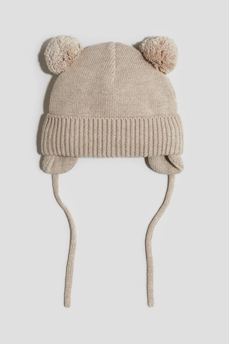H&M Fleece-lined beanie with earflaps
