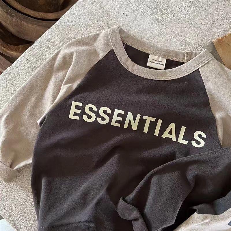 Children's Long-Sleeved T-Shirt for Boys, Autumn and Winter, Casual Top for Toddlers, Korean Version with Letter Print, Trendy Printed Soft Base Shirt - Image 5