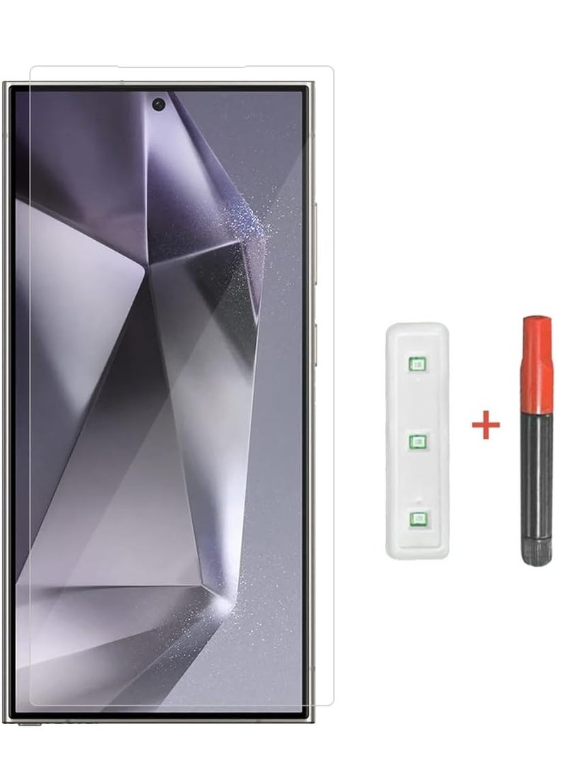 MIGOFAST Screen Protector for S24 Ultra UV Tempered Glass, Film HD Screen Saver, 9H Hardness, Bubble-free Screen Replacement Protector Film - Image 1