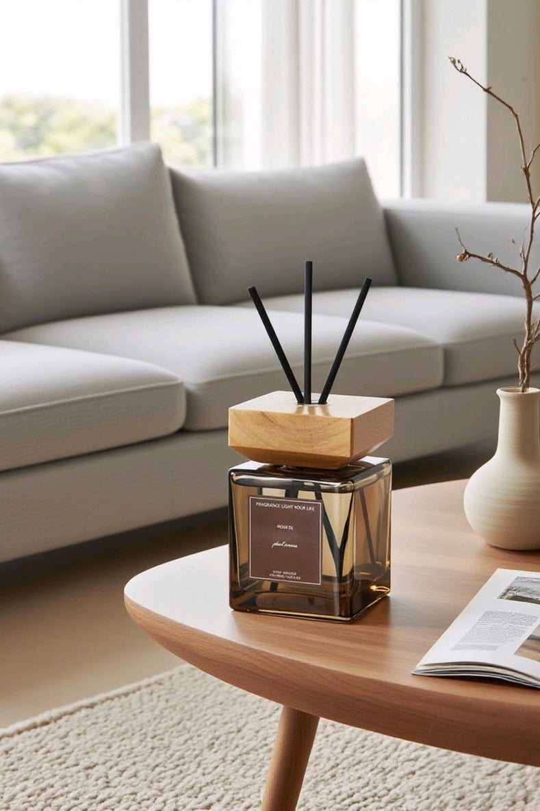 200 مل مشتت عطور الأود والعود الفاخر | عطر منزلي دائم الطفو | رائحة غرفة طبيعية بالزيوت العطرية | أروماتيرابي أنيقة لغرف النوم والمعيشة والمكتب - Image 3