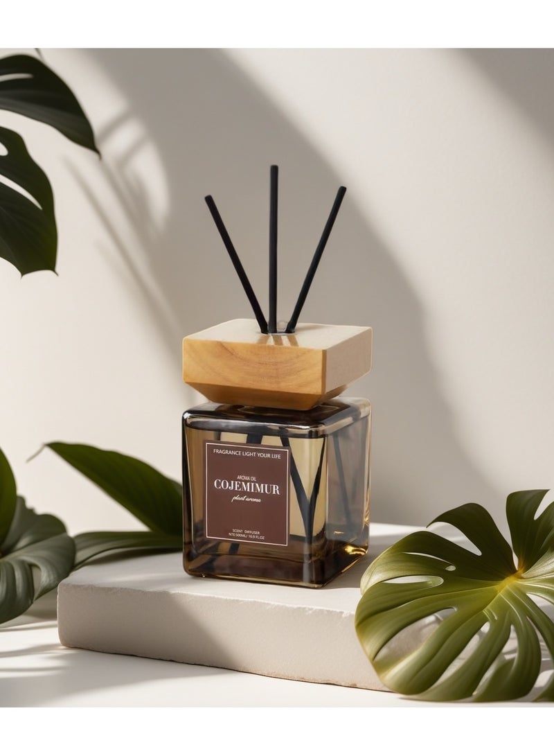 200ml Premium Oud & Agarwood Reed Diffuser | Long-Lasting Home Fragrance | Natural Essential Oil Room Scent | Elegant Aromatherapy for Bedroom, Living Room & Office - Image 1