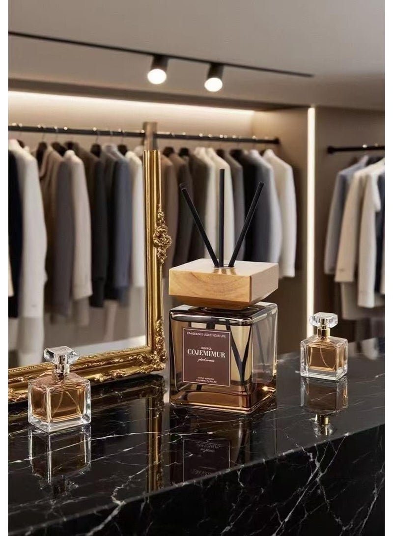 200ml Premium Oud & Agarwood Reed Diffuser | Long-Lasting Home Fragrance | Natural Essential Oil Room Scent | Elegant Aromatherapy for Bedroom, Living Room & Office - Image 5