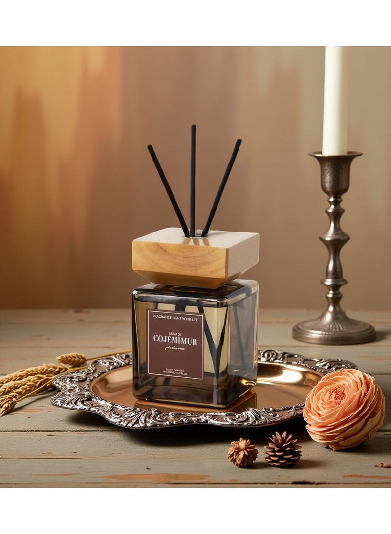 200 مل مشتت عطور الأود والعود الفاخر | عطر منزلي دائم الطفو | رائحة غرفة طبيعية بالزيوت العطرية | أروماتيرابي أنيقة لغرف النوم والمعيشة والمكتب - Image 1