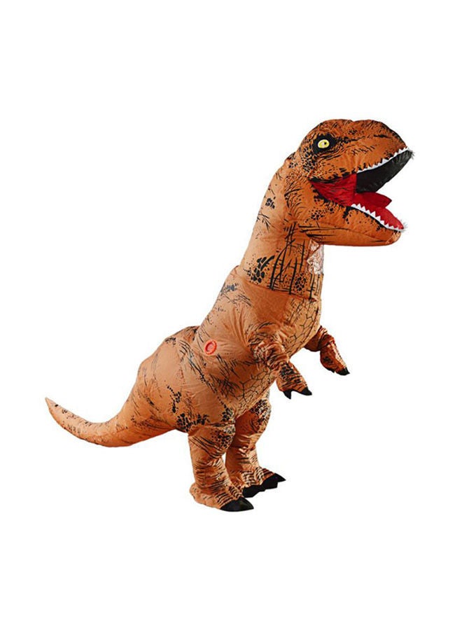 NIBEMINENT Inflatable T-Rex Dinosaur Mascot Costume 220cm - Image 1
