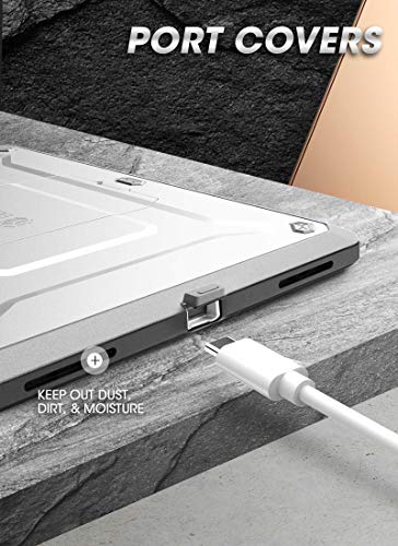 SupCase حافظة سلسلة يونكورن بيتل برو من SUPCASE مصممة لجهاز iPad Air 4 (2020) بحجم 10.9 بوصة، مع حامل قلم وواقي شاشة مدمج، حافظة قوية شاملة (بيضاء) - Image 2
