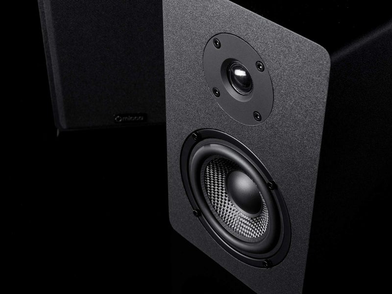 Micca PB42X Powered Bookshelf Speakers, 30-Watt RMS Power, Active Near Field Studio Monitors, 2-Way (Black, Pair) - Image 5