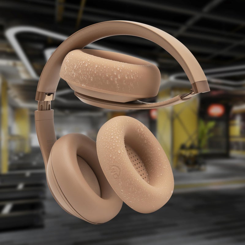 WC SweatZ Studio Pro - Protective Earpad Covers for Beats Studio Pro Made by Wicked Cushions | Sweatproof & Easily Washable | Dune - Image 4