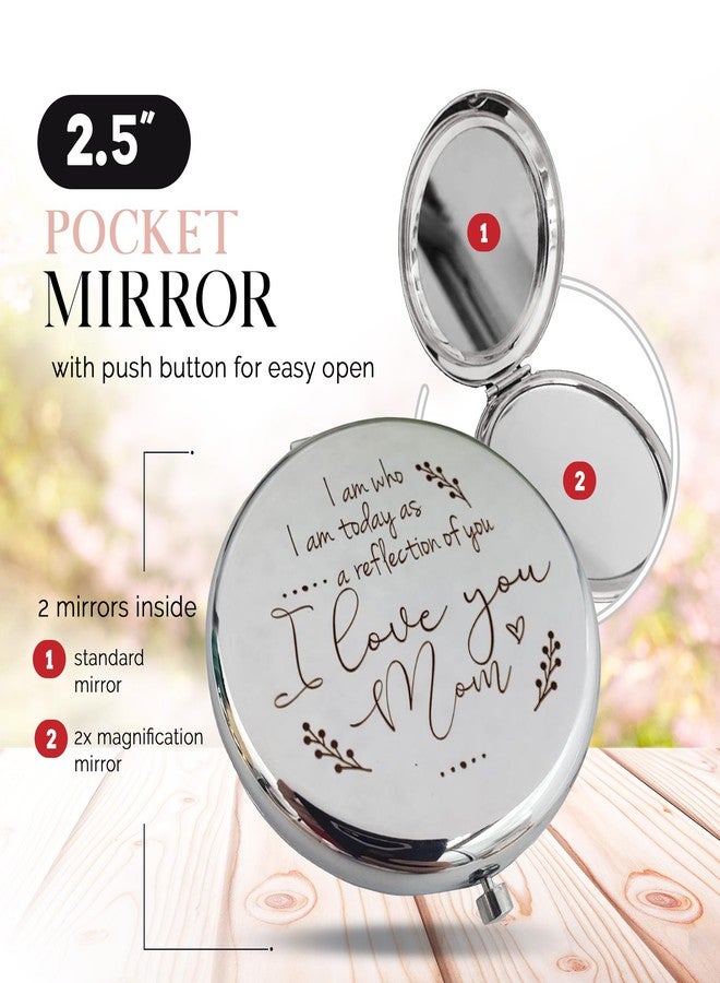 Pretty Inappropriate Mother of the Bride Gifts from Daughter, Compact Mirror, Mother of the Groom Gifts from Son, Sentimental Gifts for Mom, Birthday Gifts for Mom from Daughter, Personalized Gifts for Mom (S) - Image 2