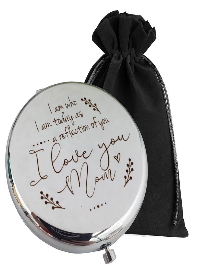 Pretty Inappropriate Mother of the Bride Gifts from Daughter, Compact Mirror, Mother of the Groom Gifts from Son, Sentimental Gifts for Mom, Birthday Gifts for Mom from Daughter, Personalized Gifts for Mom (S) - Image 1