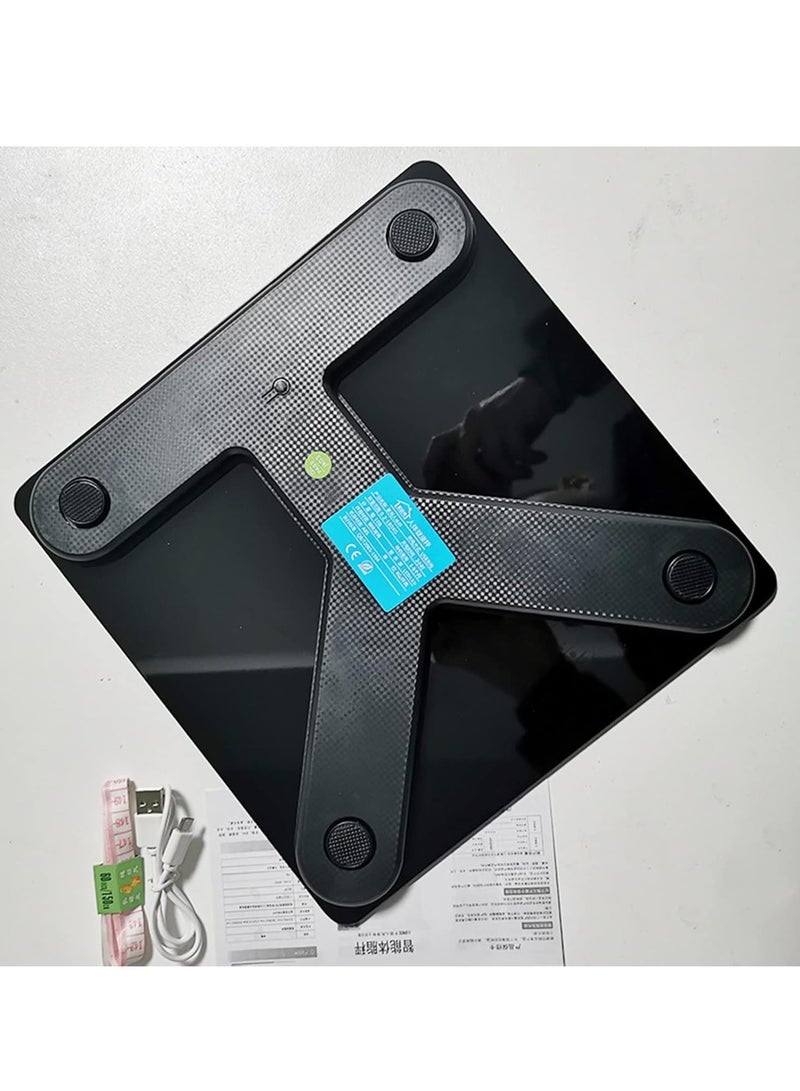 ELTRAZONE Smart Digital Body Fat Scale with Smartphone App, LED Display, Accurate Weight & Body Composition Measurement, Ideal for Weight Loss Tracking, Bathroom Scale for Home Use, Simple & Easy to Use, Suitable for Family Including Elderly & Children - Image 4