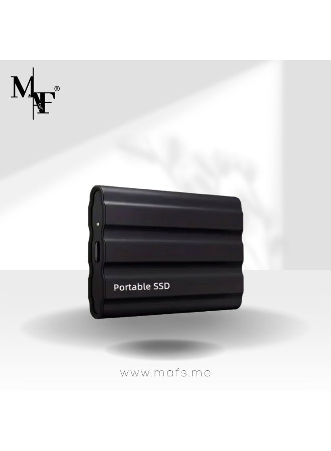 م.ا & ف'س محرك أقراص صلبة خارجي محمول سعة 4 تيرابايت، محركات أقراص صلبة صغيرة SSD، محركات أقراص خارجية ذات حالة صلبة، محرك نسخ احتياطي للكمبيوتر، يدعم USB 3.1 إلى Type-C لنقل بيانات التخزين لأجهزة الكمبيوتر الشخصية التي تعمل بنظام Windows XP وأجهزة الكمبيوتر المحمولة وأجهزة Mac - Image 1