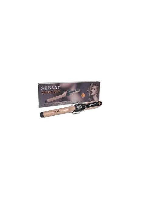 Sokany CL 666 25mm Cylinder Curling Iron, Multicolour