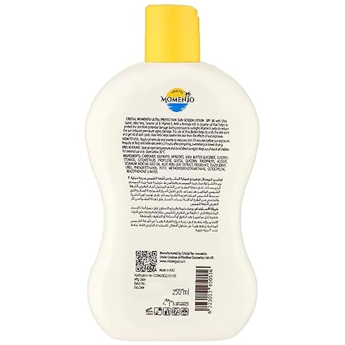 CRISTAL Momento MOMENO SUNS CREEN LOTION SPF 30 250ML - Image 2