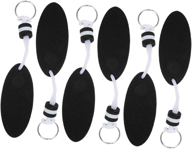 POPETPOP 6Pcs EVA Floating Keychains for Surfing Water Sports Boating Buoyant Key Float Stylish Decorative Key Rings for Outdoor Activities - Image 1