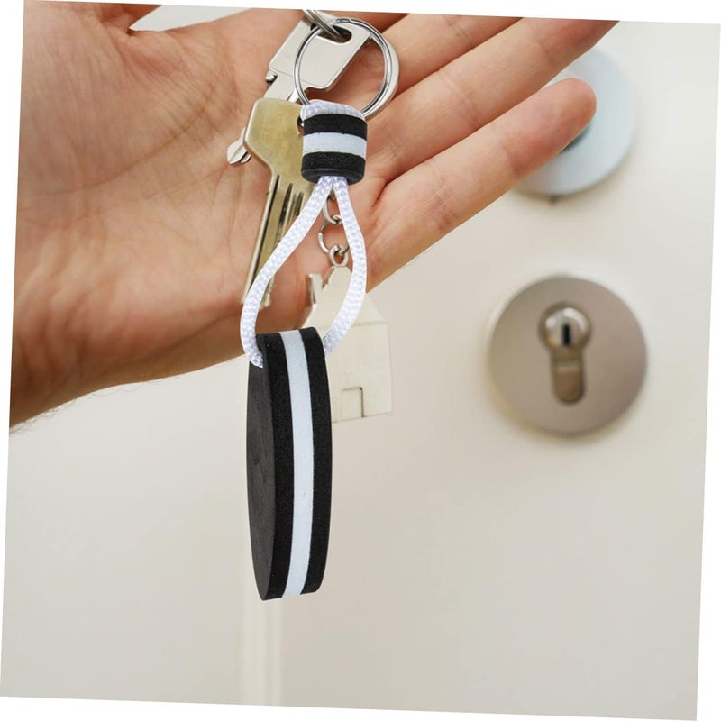 POPETPOP 6Pcs EVA Floating Keychains for Surfing Water Sports Boating Buoyant Key Float Stylish Decorative Key Rings for Outdoor Activities - Image 2