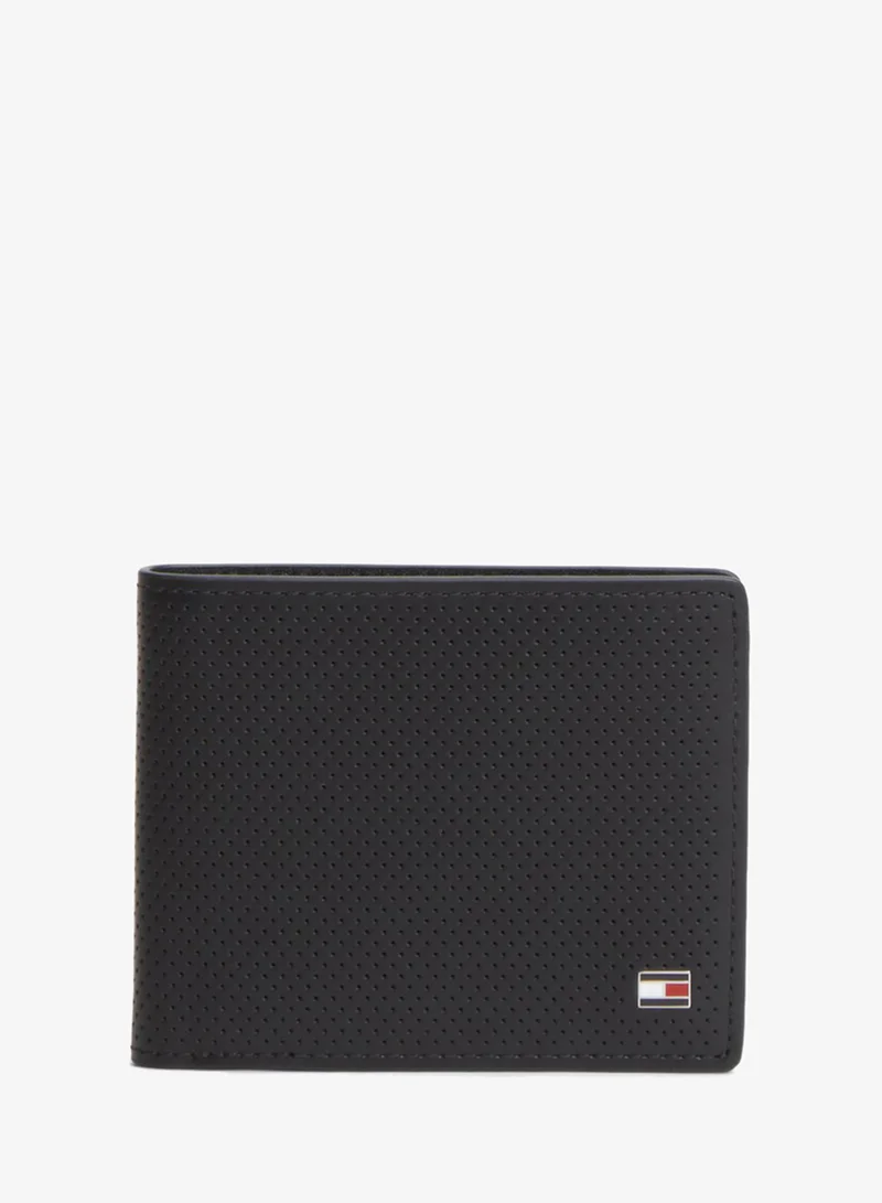 Tommy Hilfiger Perforated Leather Bifold Wallet