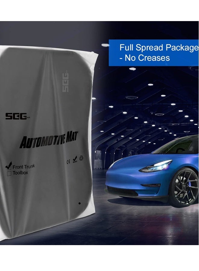 All-Weather Heavy-Duty Front Trunk Mat for Tesla Model 3 (2021-2022) - Dustproof, Odorless, Scratch-Resistant Cargo Liner for Ultimate Protection. - Image 4