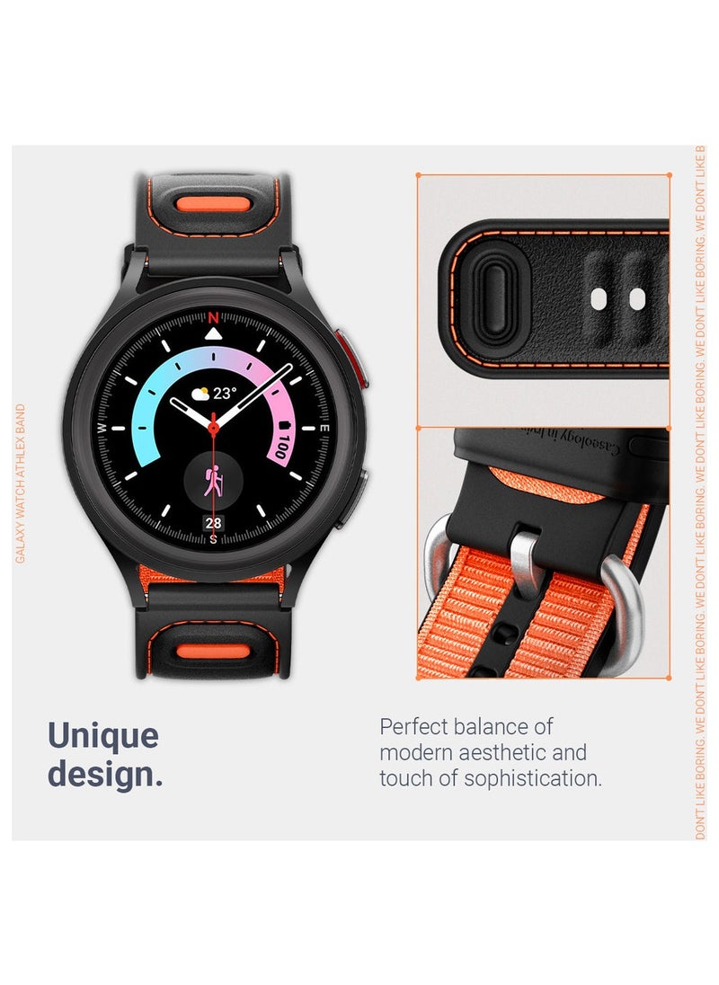 Caseology Athlex Band Breathable hybrid Silicone structure for Galaxy Watch (20mm) Series, compatible with Watch 6/6 Classic / 5/5 Pro / 4/4 Classic Solo Loop Band Strap - Variation Parent  - Image 3