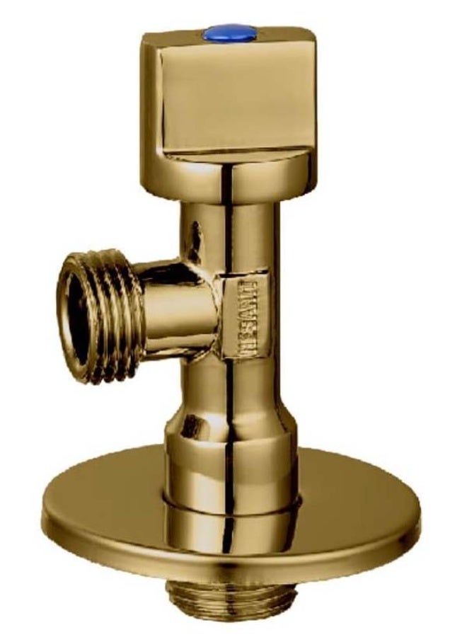 هزنت هيسانيت صمام زاوية طويل، ذهبي - Image 1