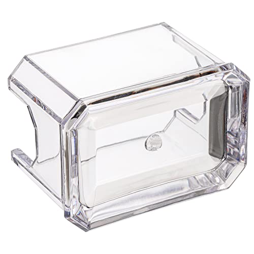 Dicunoy Set of 8 Sugar Packet Holder, Small Acrylic Clear Sugar Caddy for Coffee Bar, Classic Sugar Bag Sweetener Packets Storage Container for Tea Bag Organizer, Table, Restaurant, Hotel - Image 3