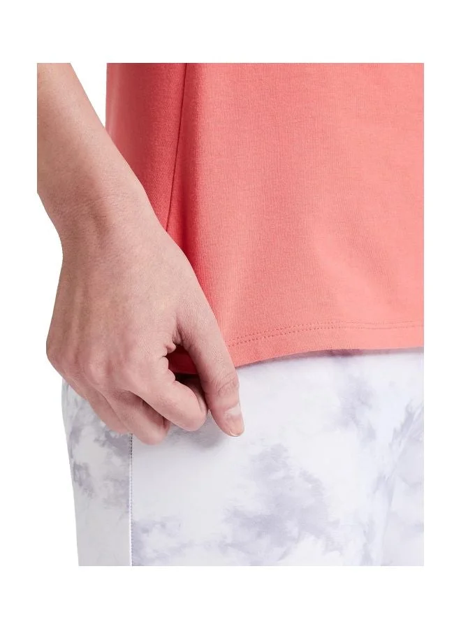 Jockey Blush Pink 1359 Women Super Combed Cotton Elastane Stretch Regular Fit Solid V Neck Half Sleeve T Shirt for Women | Best Price UAE