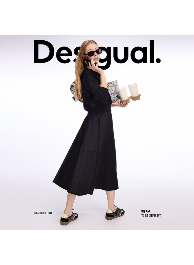 DESIGUAL فستان هودي مكون من قطعتين بحجم كبير - Image 5