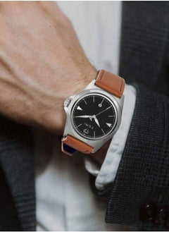 TOMI Brown analog watch with leather strap from TOMI  - Image 3