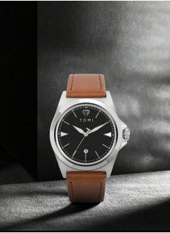 TOMI Brown analog watch with leather strap from TOMI  - Image 4