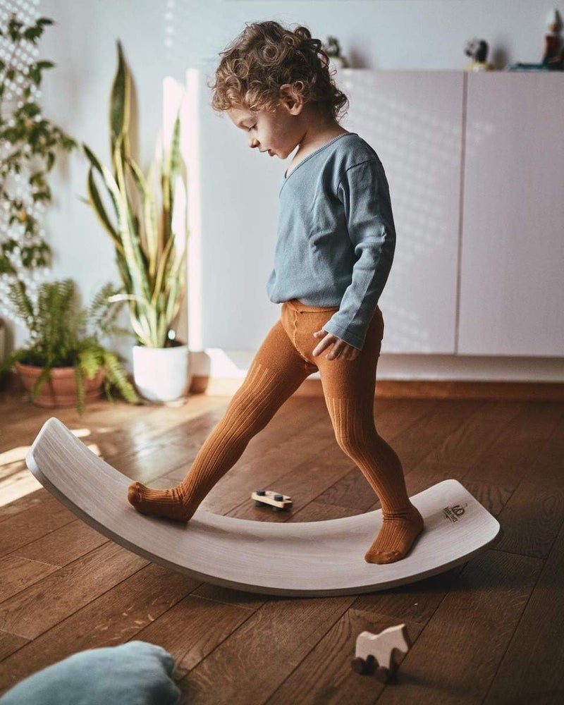 Kinderfeets , Kinderboard, Waldorf Original Wooden Balance Board for Toddlers, Kids, Teens, Adults - Image 3