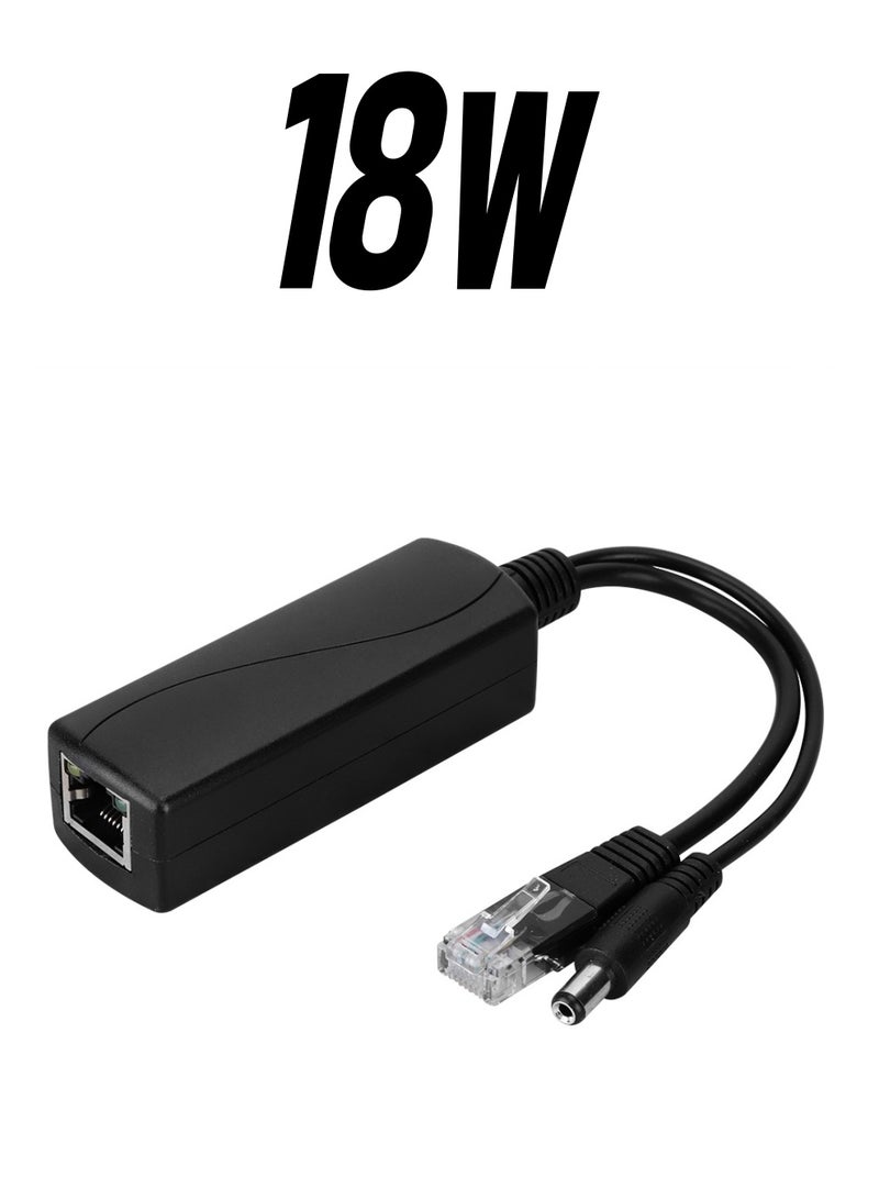 12V POE Splitter Adapter for IP Camera AP Voip Phone and More - Image 1