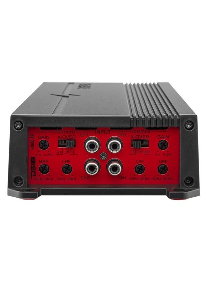DS18 G1800.4D 1800W Max 4-Channel Class-D Stereo Full Range Car Audio Amplifier - Image 5