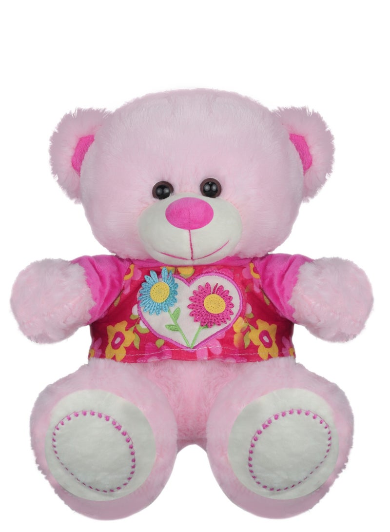 Magnolia Teddy bear with a soft and cute T-shirt, size 30 cm  - Image 2