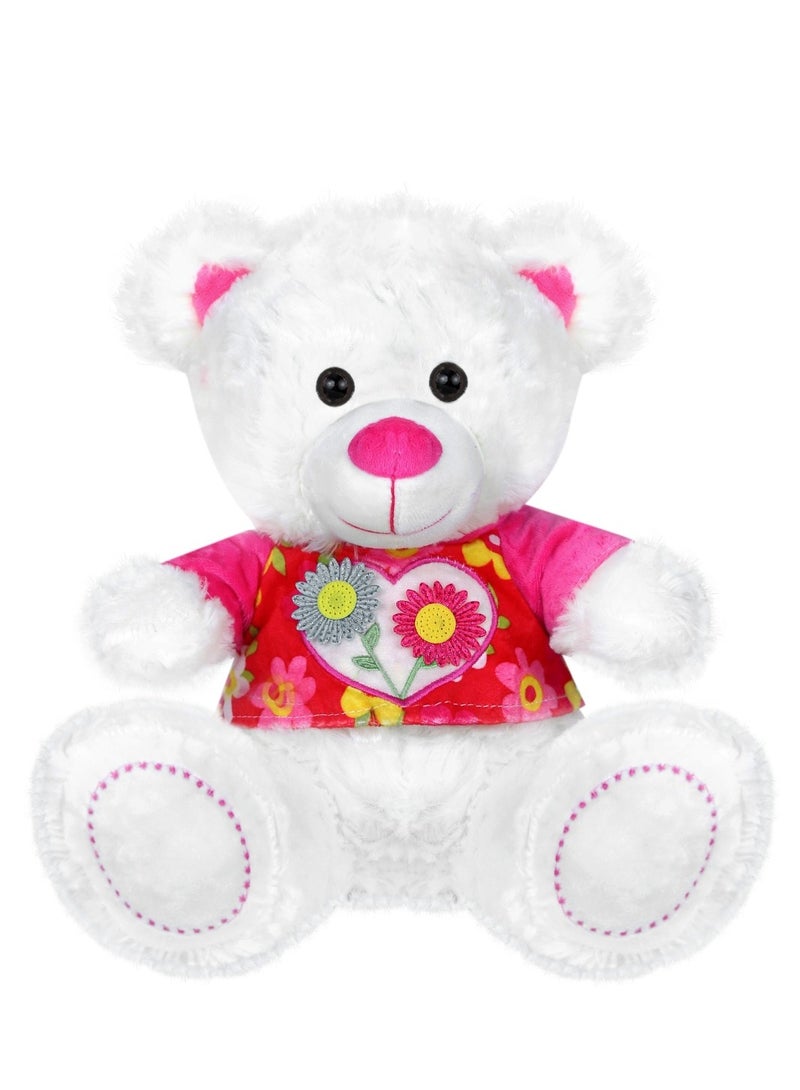 Magnolia Teddy bear with a soft and cute T-shirt, size 30 cm  - Image 4