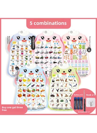 1 To 100 Digital Wall Chart Baby Literacy Voice Children's Card Early Education Enlightenment Board Learning Teaching Aids-Color:[recommended For 0-2 Years Old] Rabbit Fruits And Vegetables + Animals + Characters + Transportation + Recognizing Numbers 5 Pictures - pzsku/Z6571DEF958223CA3B2F2Z/45/1745494649/909542df-e1d5-4578-88bd-9aabf87d97cf
