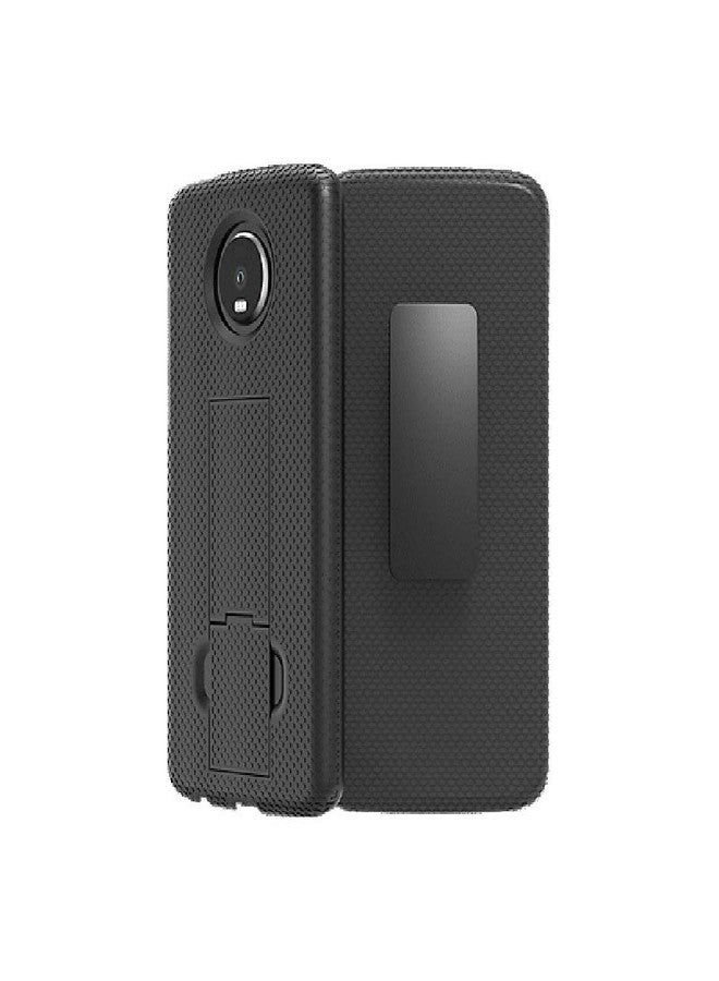 فيريزون مجموعة غطاء وحافظة فيريزون لهاتف موتورولا موتو زد 4 - أسود (52237VZRHOC) - Image 1