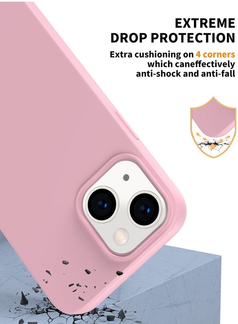 BORTONY iPhone 14 Case Silicone Inside Microfiber  Protective Lining Shockproof Protective Case for Apple iPhone 14 Case 6.1 inch - Image 5