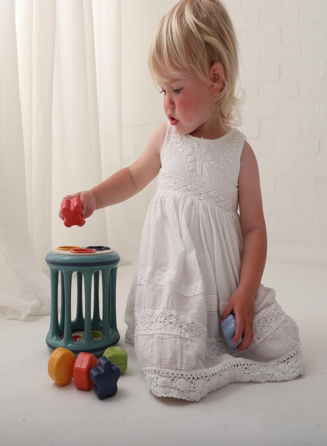 Tolo Rolling Shape Sorter | Interactive Toy for Babies 12+ Months | Includes 6 Colorful Shapes with Rattling Sounds | Develops Shape Recognition, Hand-Eye Coordination & Fine Motor Skills - Image 2
