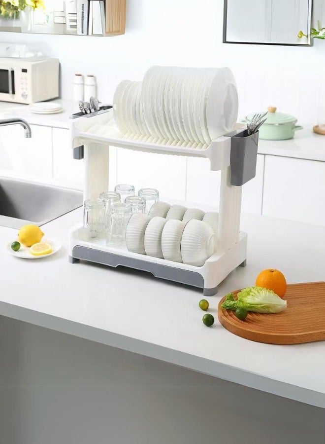 شي ون رف تجفيف الأطباق المزدوج - Image 2