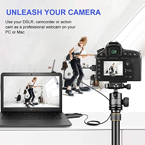 Microware Audio Video Capture Card, HDMI to USB 2.0, Full HD UP to 1080P 60fps Live Video Recorder Game Capture Card for Laptop High Definition Acquisition, Live Broadcasting - Image 4