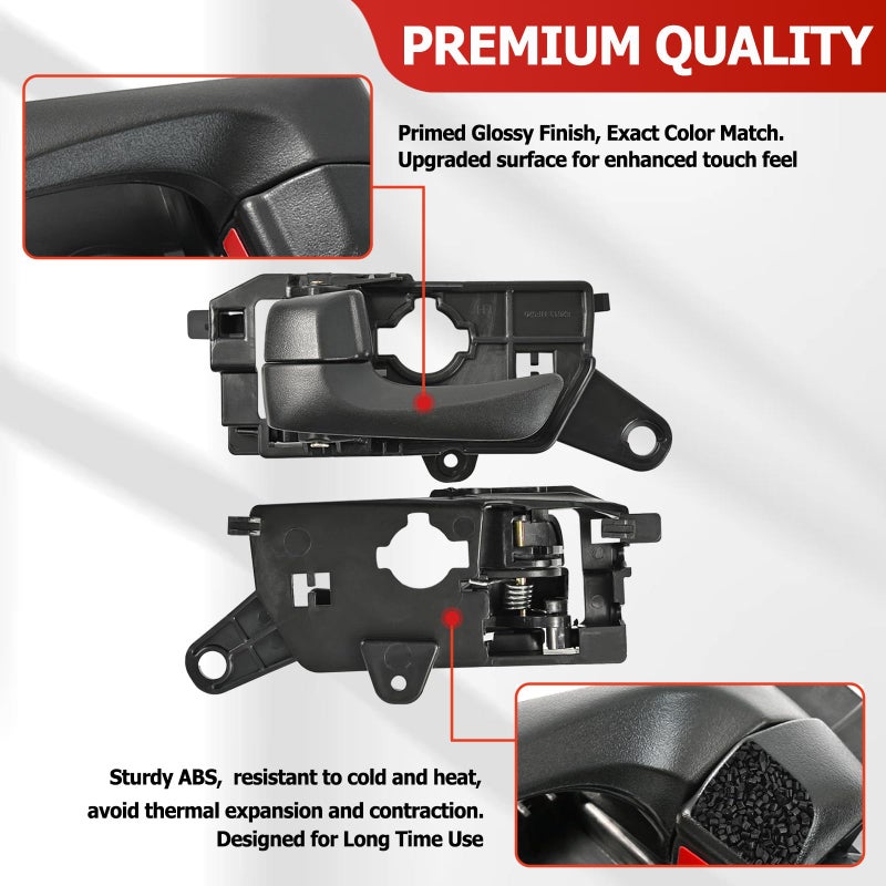 OEMASSIVE Interior Door Handle for Hyundai Sonata 20082010 Front Left Drive Door Handle Replacement 826103K520HZ HY1352135Black - Image 4