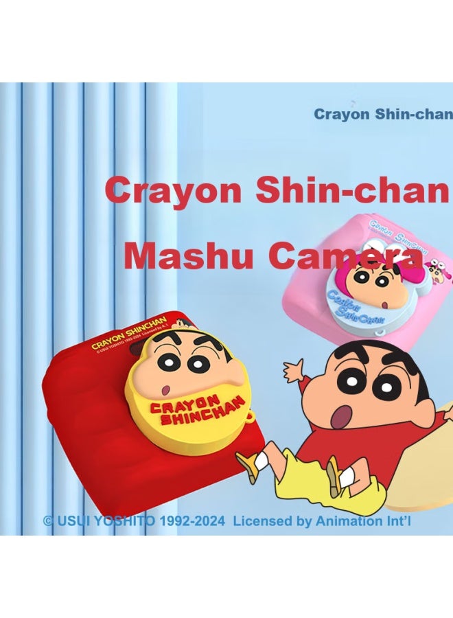 Maqucc Crayon Shin-chan Mochi Handheld Hd Digital Children's Camera Boys And Girls Can Take Photos And Record Videos Children's Day Birthday Gift - Red - Image 4