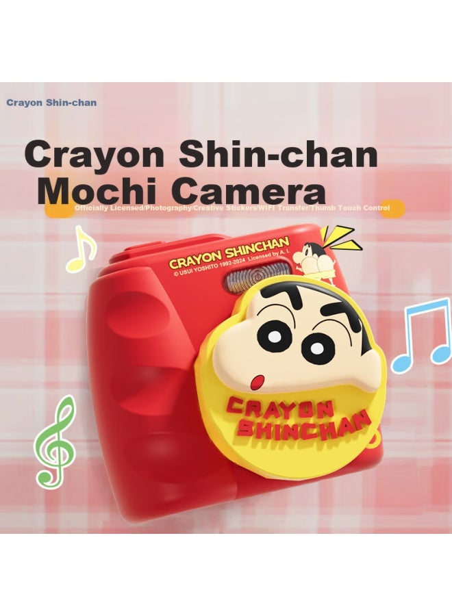 Maqucc Crayon Shin-chan Mochi Handheld Hd Digital Children's Camera Boys And Girls Can Take Photos And Record Videos Children's Day Birthday Gift - Red - Image 1
